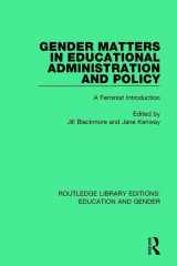9781138040458-1138040452-Gender Matters in Educational Administration and Policy: A Feminist Introduction (Routledge Library Editions: Education and Gender)