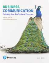 9780136170228-0136170226-Business Communication: Polishing Your Professional Presence Plus 2019 MyLab Business Communication with Pearson eText -- Access Card Package