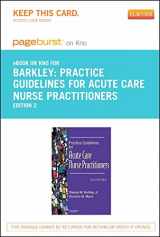 9781455758951-1455758957-Practice Guidelines for Acute Care Nurse Practitioners - Elsevier eBook on Intel Education Study (Retail Access Card)