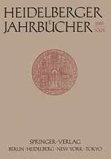 9783540156383-3540156380-Heidelberger Jahrbücher (Heidelberger Jahrbücher, 29) (German Edition)