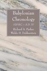 9781556354533-1556354533-Babylonian Chronology: 626 B.C. - A.D. 75