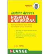 9780071490641-0071490647-Hospital Admissions: Essential Evidence-based Orders for Common Clinical Conditions