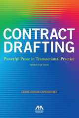 9781641053327-1641053321-Contract Drafting: Powerful Prose in Transactional Practice, Third Edition: Powerful Prose in Transactional Practice, Third Edition