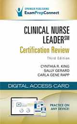 9780826168436-0826168434-Clinical Nurse Leader Certification Review, Third Edition (Digital Access Card: 6-Month Subscription): Web/iOS/Android/Amazon Fire