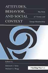 9780805825657-0805825657-Attitudes, Behavior, and Social Context: The Role of Norms and Group Membership (Applied Social Research Series)