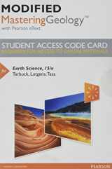 9780134673844-0134673840-Earth Science -- Modified Mastering Geology with Pearson eText Access Code