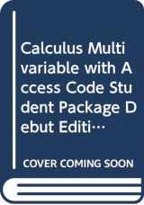 9780470415832-0470415835-Calculus Multivariable with Access Code Student Package Debut Edition with Study Guide & Solutions Companion and Maple Rel 11 Set (Key Curriculum Press)