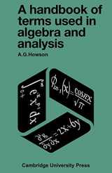 9780521096959-0521096952-A Handbook of Terms used in Algebra and Analysis