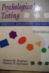 9780534162306-0534162304-Psychological Testing: Principles, Applications, and Issues