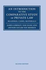 9781108835848-1108835848-An Introduction to the Comparative Study of Private Law: Readings, Cases, Materials
