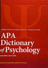 9781433819445-1433819449-APA Dictionary of Psychology® (APA Reference Books Collection)
