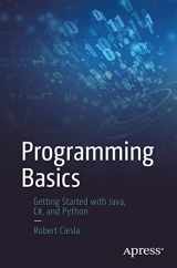 9781484272855-1484272854-Programming Basics: Getting Started with Java, C#, and Python