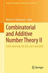 9783319680309-3319680307-Combinatorial and Additive Number Theory II: CANT, New York, NY, USA, 2015 and 2016 (Springer Proceedings in Mathematics & Statistics, 220)