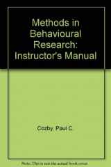 9781559346603-1559346604-Methods in Behavioural Research: Instructor's Manual