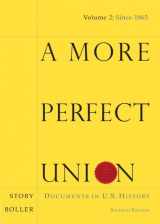 9780547150574-0547150571-A More Perfect Union: Documents in U.S. History, Volume II