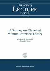9780821869123-0821869124-A Survey on Classical Minimal Surface Theory (University Lecture Series) (University Lecture Series, 60)