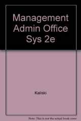 9780155546844-0155546848-Management of Administrative Office Systems