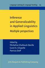 9789027219640-9027219648-Inference and Generalizability in Applied Linguistics (Language Learning & Language Teaching)
