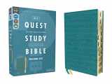 9780310456605-0310456606-NIV, Quest Study Bible, Personal Size, Leathersoft, Teal, Thumb Indexed, Comfort Print: The Only Q and A Study Bible