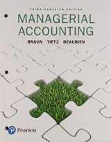 9780134460826-0134460820-Managerial Accounting, Third Canadian Edition, Loose Leaf Version
