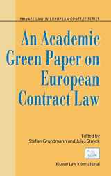 9789041118530-9041118535-An Academic Green Paper to European Contract Law (Private Law in European Context Series, V. 2)