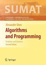 9781441917478-1441917470-Algorithms and Programming: Problems and Solutions (Springer Undergraduate Texts in Mathematics and Technology)