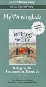 9780321846167-0321846168-NEW MyWritingLab with Pearson eText -- Standalone Access Card -- for Writing for Life: Paragraphs and Essays (3rd Edition)