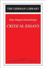 9780826402684-0826402682-Critical Essays: Hans Magnus Enzensberger (German Library)