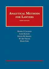 9781683282365-1683282361-Analytical Methods for Lawyers (University Casebook Series)