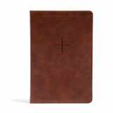 9781087729305-1087729300-CSB Every Day with Jesus Daily Bible, Brown LeatherTouch, Black Letter, 365 Days, One Year, Reading Plan, Devotonals, Easy-to-Read Bible Serif Type