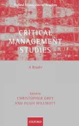 9780199286072-0199286078-Critical Management Studies: A Reader (Oxford Management Readers)