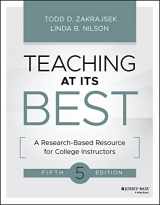 9781119860228-1119860229-Teaching at Its Best: A Research-Based Resource for College Instructors