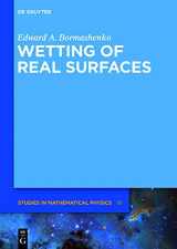 9783110258530-3110258536-Wetting of Real Surfaces (de Gruyter Studies in Mathematical Physics)
