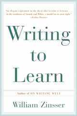 9780062720405-0062720406-Writing To Learn