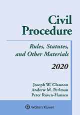9781543820362-1543820360-Civil Procedure: Rules, Statutes, and Other Materials, 2020 Supplement (Supplements)