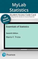 9780137465712-0137465718-Essentials of Statistics -- MyLab Statistics with Pearson eText Access Code