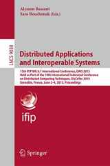 9783319191287-3319191284-Distributed Applications and Interoperable Systems: 15th IFIP WG 6.1 International Conference, DAIS 2015, Held as Part of the 10th International ... (Lecture Notes in Computer Science, 9038)