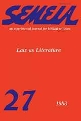 9781589831780-1589831780-Semeia 27: Law As Literature