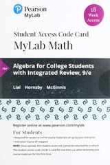 9780135910597-0135910595-Algebra for College Students -- MyLab Math with Pearson eText Access Code