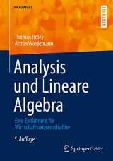 9783662636800-3662636808-Analysis und Lineare Algebra: Eine Einführung für Wirtschaftswissenschaftler (BA KOMPAKT) (German Edition)