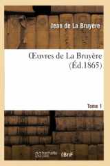 9782012184855-2012184855-Oeuvres de la Bruyère. Tome 1 (Litterature) (French Edition)
