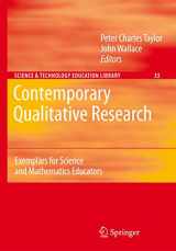 9781402059193-1402059191-Contemporary Qualitative Research: Exemplars for Science and Mathematics Educators (Contemporary Trends and Issues in Science Education, 33)