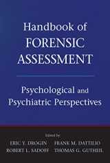 9780470484050-0470484055-Handbook of Forensic Assessment: Psychological and Psychiatric Perspectives