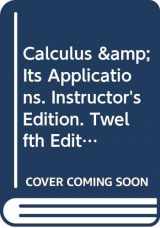 9780321600127-0321600126-Calculus & Its Applications. Instructor's Edition. Twelfth Edition