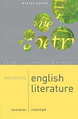 9781403944887-1403944881-Mastering English Literature (Macmillan Master Series, 34)