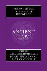 9781107035164-1107035163-The Cambridge Comparative History of Ancient Law