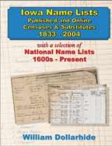9781628590159-1628590157-Iowa Name Lists, Published and Online Censuses & Substitutes 1733-2004 with a selection of National Name Lists, 1600s – Present