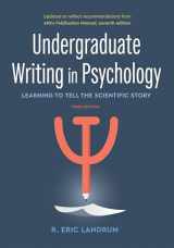 9781433833892-1433833891-Undergraduate Writing in Psychology: Learning to Tell the Scientific Story