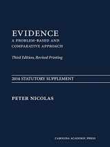 9781611638592-1611638593-Evidence: Statutory Supplement 2016