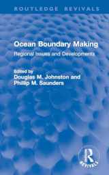 9781032765525-1032765526-Ocean Boundary Making: Regional Issues and Developments (Routledge Revivals)